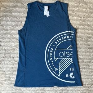 Oiselle Running Tank Top, Blue, Women’s size 4